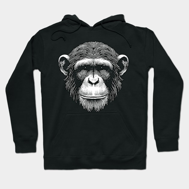 Chimp Out Sketch Hoodie by Worldengine